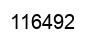 Número 116492 imagen negro