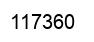 Number 117360 black image