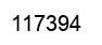 Number 117394 black image