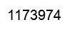 Number 1173974 black image