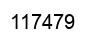 Number 117479 black image