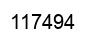 Number 117494 black image