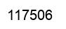 Number 117506 black image