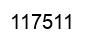 Number 117511 black image