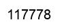 Number 117778 black image