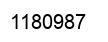 Number 1180987 black image