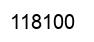 Número 118100 imagen negro
