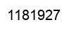 Number 1181927 black image