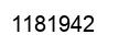 Number 1181942 black image