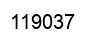 Número 119037 imagen negro