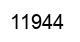 Number 11944 black image