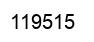Number 119515 black image