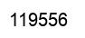 Number 119556 black image