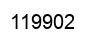 Number 119902 black image