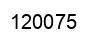 Número 120075 imagen negro