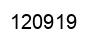 Number 120919 black image