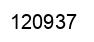 Number 120937 black image