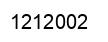 Number 1212002 black image