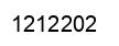 Number 1212202 black image