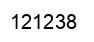 Número 121238 imagen negro