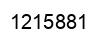 Number 1215881 black image