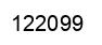 Número 122099 imagen negro
