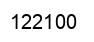 Number 122100 black image