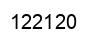 Number 122120 black image