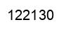 Number 122130 black image