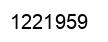 Número 1221959 imagen negro