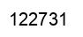 Número 122731 imagen negro