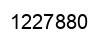 Number 1227880 black image