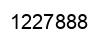 Number 1227888 black image