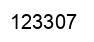 Número 123307 imagen negro