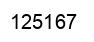Number 125167 black image