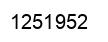 Number 1251952 black image