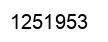 Number 1251953 black image