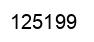 Number 125199 black image