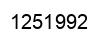 Number 1251992 black image