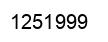 Número 1251999 imagen negro