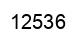 Number 12536 black image