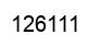 Number 126111 black image
