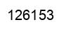 Number 126153 black image