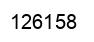 Number 126158 black image