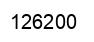 Number 126200 black image