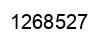 Number 1268527 black image