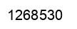 Number 1268530 black image