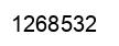 Number 1268532 black image