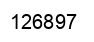 Number 126897 black image