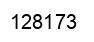 Number 128173 black image